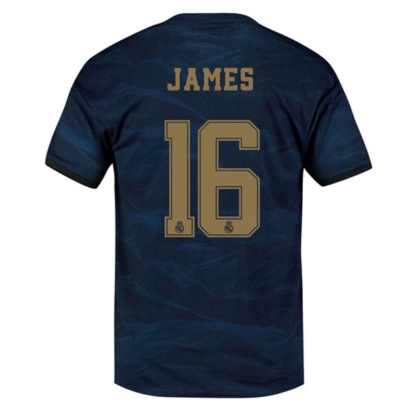 Maillot Football Real Madrid NO.16 James Exterieur 2019-20 Bleu